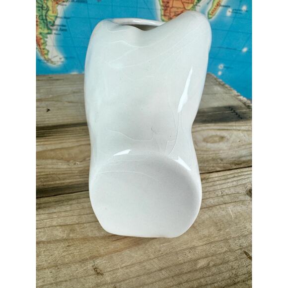 Vintage Ceramic Hand Vase - Picture 7 of 10